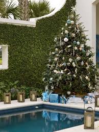 Swimming Pool Christmas Tree Decorations Outdoor Holiday Decor Swimming Pool Decorations Pool Decor