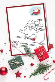 Looking for christmas coloring pages? Santa Christmas Coloring Pages Free Printable Made With Happy