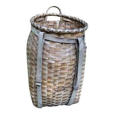Maybe you would like to learn more about one of these? Tall Antique Creel Or Fisherman S Woven Wicker Basket With Canvas Straps Chairish