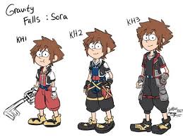 Kingdom Hearts X Gravity Falls Tumblr Kingdom Hearts Kingdom Hearts Art Kingdom Hearts Fanart