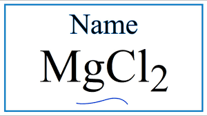 These salts are typical ionic halides , being highly soluble in water. How To Write The Name For Mgcl2 Youtube