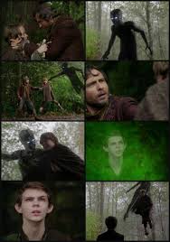 3x08 Think Lovely Thoughts Screencaps Once Upon A Time Robbie Kay Peter Pan The Dark One