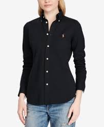 Neupreis lag bei ca 150€ nichtraucher und tierfreier. Polo Ralph Lauren Knit Oxford Cotton Shirt In Black Modesens