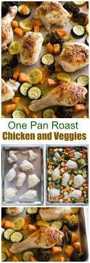 One Pan Roast Chicken And Vegetables Recipe Yummy Chicken Recipes Sheet Pan Recipes Chicken Leg Quarter Recipes