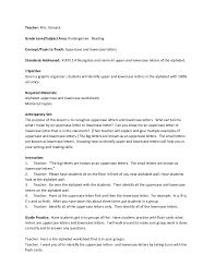 This makes it very easy and fun. Letters Lesson Plan