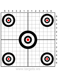 Zum fachgerechten einschießen von büchsen. Http Www Targets Ws Shooting Targets Sight In Target 3 Gif Shooting Targets Archery Target Range Targets