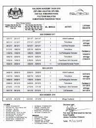 We did not find results for: Kalender Akademik Tahun 2018 Politeknik Kuching Sarawak Facebook