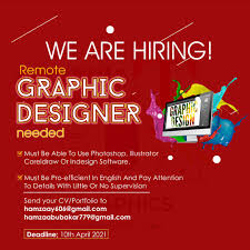 The main job you have as a graphic designer is making a client's website or app look appealing and functional. Graphic Designer Needed Art Graphics Video Nigeria