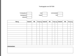 Längen maßeinheiten tabelle zum ausdrucken pdf. Kostenlose Excel Trainingsplan Vorlage Fur Noch Schnelleres Muskelwachstum Optimiert Und Erprobt