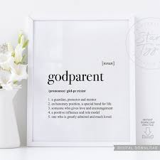 Godparent Definition Printable Art Dictionary Meaning God Parent Special Baptism Christening Gift Digital Download Print Jpegs God Parents Godparent Request Ideas Christening Gifts