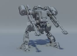Battle Robot 3d Model