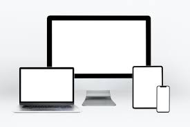 Download Download Premium Illustration Of Multi Devices Psd Mockup Responsive Web Mockup Psd Responsive Web Computer Mockup