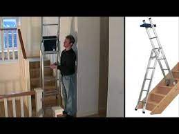 There is a lid that can be used by people, and it is normally closed properly. 3 Way Combination Ladder Youtube