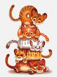 Vector illustrations of cat different breeds set, cute pet animals, lovely kitten on white background in flat style design drawing of the cat laying down stock illustrations. Tiger Bagel Drawing Stack Of Lohan Tiger Png Material Food Animals Png Pngwing
