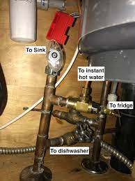 Typical plumbing for a kitchen sink includes a drain supply lines with integral washers are available at most home centers. Dishwasher Not Filling After Replacing Sink Faucet Home Improvement Stack Exchange