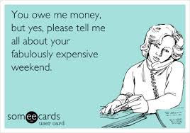My wallet wont close properly because there's too much money in it funny money meme image. Today S News Entertainment Video Ecards And More At Someecards Someecards Com Money Quotes Debt Quote Borrowing Money Quotes