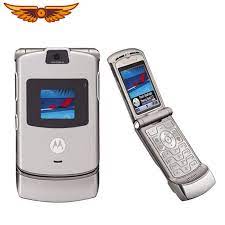 Unveiled by orange uk as san francisco, it went on sale on 21 september 2010, with a white variant released later. V3 Original Motorola Razr V3 Gsm Quad Band Flip Unlocked Old Used Mobile Phone Cellphones Aliexpress