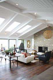 Vaulted Ceiling Lighting Ideas Creative Lighting Solutions Mid Century Modern Living Room Mid Century Modern Living Mid Century Modern House