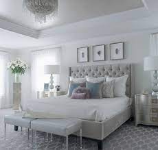 Mix white and gold molded plastic chairs with stunning transparent. Modern Glam Transitional Bedroom New York By Susan Glick Interiors Houzz