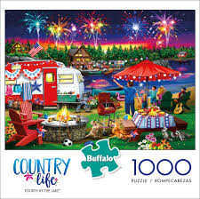 Welcome to all jigsaw puzzles! Buffalo Games Country Life Fourth By The Lake 1000 Pieces Jigsaw Puzzle Walmart Com In 2021 Buffalo Games Jigsaw Puzzles 1000 Piece Jigsaw Puzzles