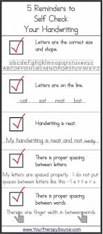 Handwriting Bookmarks Www Yourtherapysource Com Handwritingforkids Occupational Therapy Handwriting Teaching Writing Handwriting Activities