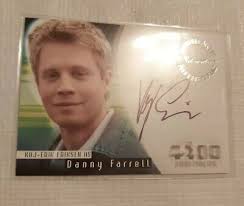 the 4400 season one Kaj Erik Eriksen as Danny Farrell , auto card ,  Inkworks