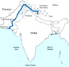 The Indus River Map Modernhistory Modern History Of India River Valley Civilizations India World Map Map
