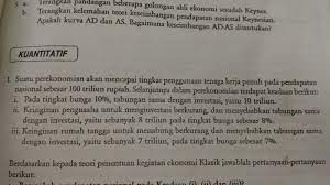 Formula mikroekonomi penggal 1 stpm. Kunci Jawaban Bab 3 Soal Kuantitatif No 1 Dan 2 Makroekonomi Sadono Sukirno Notes Arryakbar Com