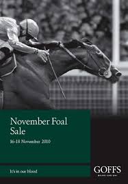 Goffs 2010 November Foal Sale By Goffs Issuu