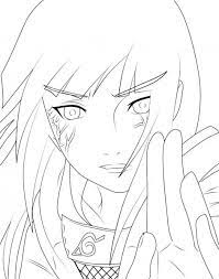 With all little and sharp edges, the pages presented here are for intermediates. Hinata Naruto Coloring Page Drawinginsider
