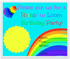 Gather guests with stunning birthday invitations. Rainbow Birthday Party Invitations Free Printable Birthday Invitation Templates Bagvania