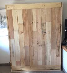 Pallet Wood Murphy Bed Closed Murphy Bed Murphy Bed Ikea Murphy Bed Plans