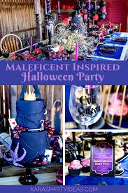 Scary halloween celebration party food covered with fake blood sauce decoration. Kara S Party Ideas Maleficent Inspired Halloween Party Kara S Party Ideas