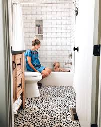 Underneath the pencil rail are a combination of 1 x 1 and 1 x 2 mexican mosaic tile. Mesmerizing Mexican Tile Bathroom Ideas Small Bathroom Remodel Small Bathroom Bathrooms Remodel