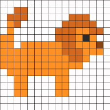 Lion Kandi Pattern Perler Beads Perler Bead Patterns Easy Perler Bead Patterns