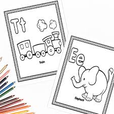 Some coloring books have perforated edges so their pages can be removed from. The Alphabet Coloring Pages Fun Happy Home