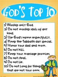 10 commandments pictures for kids. Ten Commandments For Kids Song Posters Student Pages Writing Act S