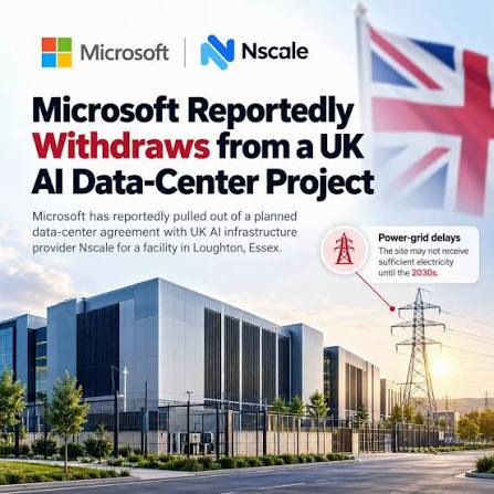45,000 Signatures Against a $5.4 Billion AI Data Center — Britain's Power Problem Deepens A petition opposing Microsoft's proposed AI data center in Leeds, England, has reportedly attracted more than