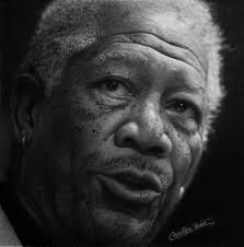 Hello Everyone!!! ..pleased to share my just completed drawing of Morgan  Freeman😊😊