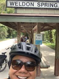 Team MHFOHTY's bike trail progress from Windsor to Pilot Grove