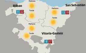 28m ☀ située dans la péninsule ibérique, l'espagne fait à la fois partie de l'europe de l'ouest et de l'europe du sud. El Tiempo En Bilbao Y Vitoria Prevision De Hoy Viernes 16 Al Domingo 18 De Noviembre De 2018 El Correo