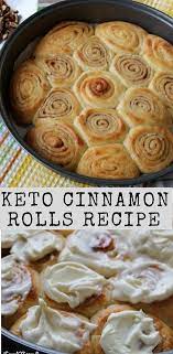 Keto Cinnamon Rolls Recipe Low Carb And Made With Cream Cheese Frosting Trending Recipes Recipe Keto Cinnamon Rolls Cinnamon Rolls Recipe Recipes