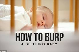 Babies Tend To Fall Asleep While Nursing Or Being Bottle Fed This Poses An Issue For Parents Who Wonder How To Burp Dream Feeding Baby Baby Sleep Burping Baby