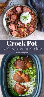 Crock Pot Red Beans And Rice I Heart Eating Recipe Red Beans N Rice Recipe Red Beans And Rice Recipe Crockpot Ground Pork Recipes