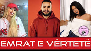 Emrat E Vertete Te Kengetareve Shqiptare Youtube