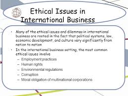 Ethics In International Business Ppt Business Ppt Ethics Economic Development
