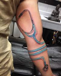Whether you are getting your first tattoo and want some easy artwork furthermore, when men choose simpler designs, they end up with a more meaningful tattoo. 30 Stethoscope Tattoo Ideas For Men Cardiology Designs