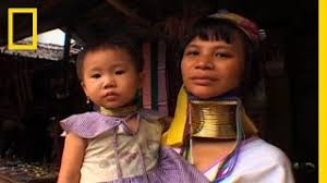 In a few african and asian cultures neck rings are worn usually to create the appearance that the neck rings push the clavicle and ribs down.1 the neck stretching is mostly illusory: Why Do These Women Stretch Their Necks National Geographic Youtube