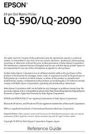 We did not find results for: Epson Lq 590 Reference Manual Pdf Download Manualslib