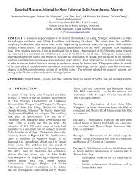 An sdn bhd company is among the most popular business entity options in malaysia because it is considered a separate legal entity from its owners. Pdf Remedial Measures Adopted For Slope Failure At Bukit Antarabangsa Malaysia